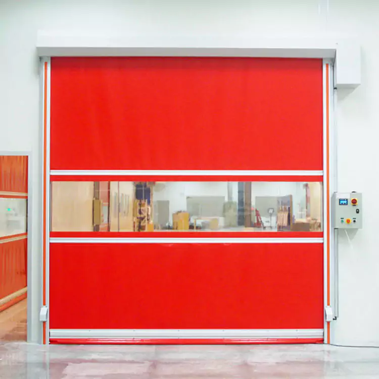 Automatisk induksjon Pvc Rapid Roller Door